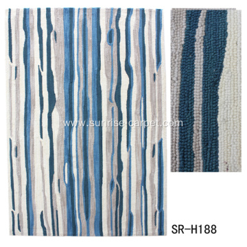 Dyeable Polyester Hand Hooked Carpet Rug